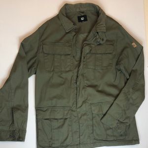 TenTree MED army green zip jacket